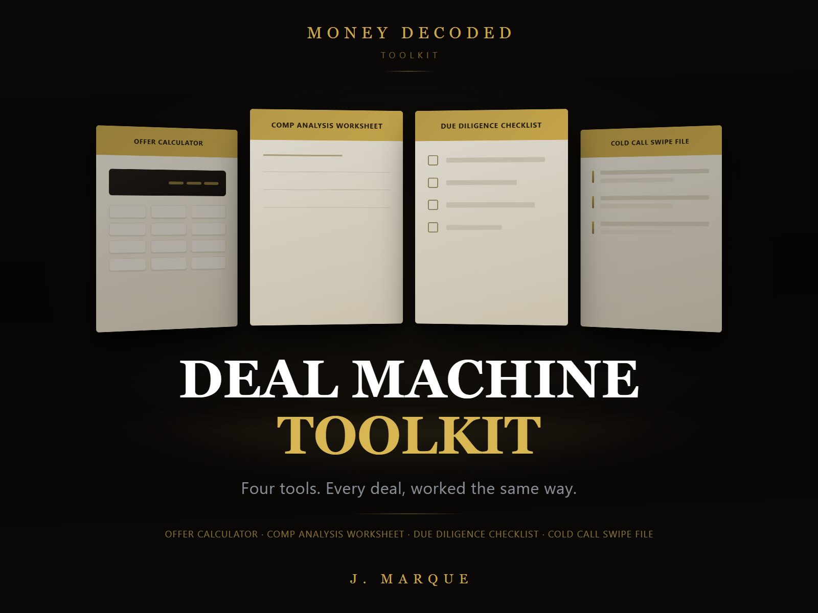 The Deal Machine Toolkit cover
